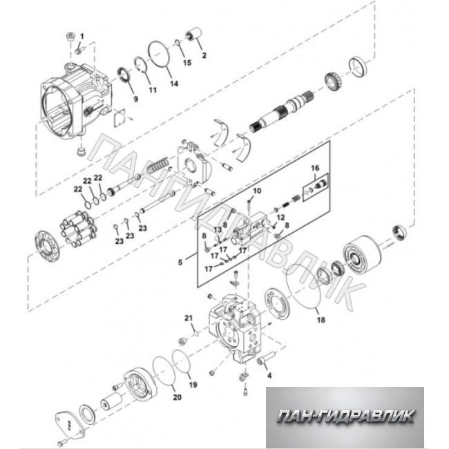 Гидравлический насос Danfoss 83024764 Hydraulic Pump