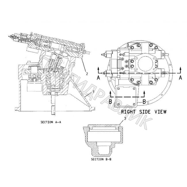 Гидравлический насос CAT 123-2235, 133-8908