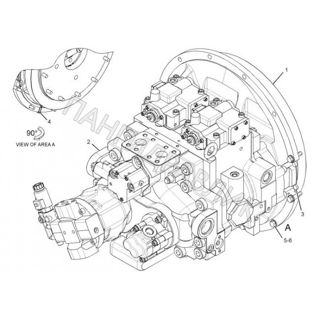 Гидравлический насос Rexroth R986110121